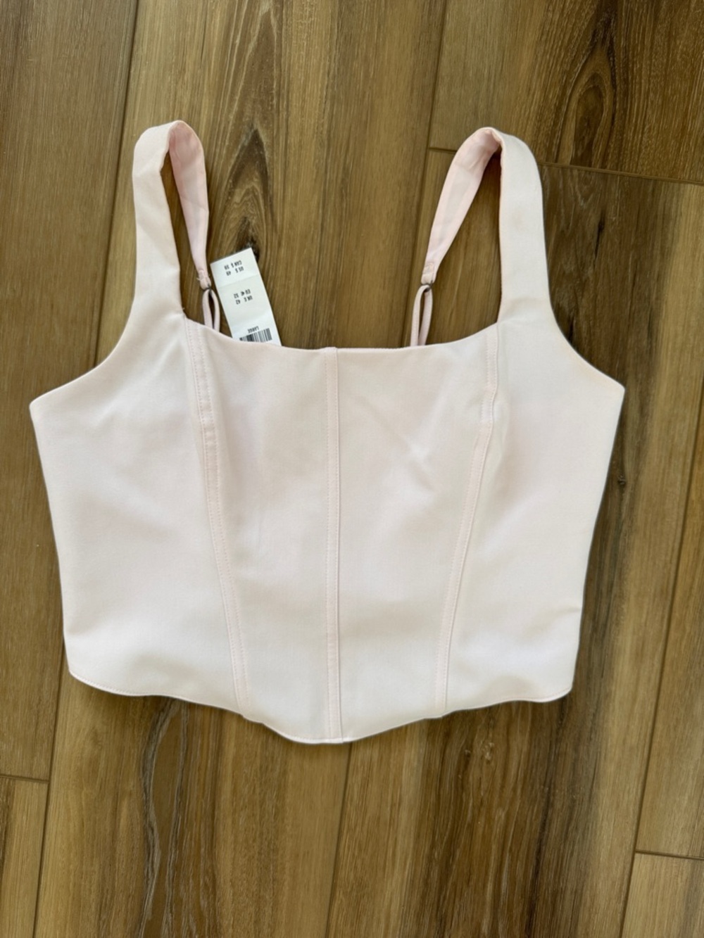 Abercrombie & Fitch Blush Square-Neck Crop Top